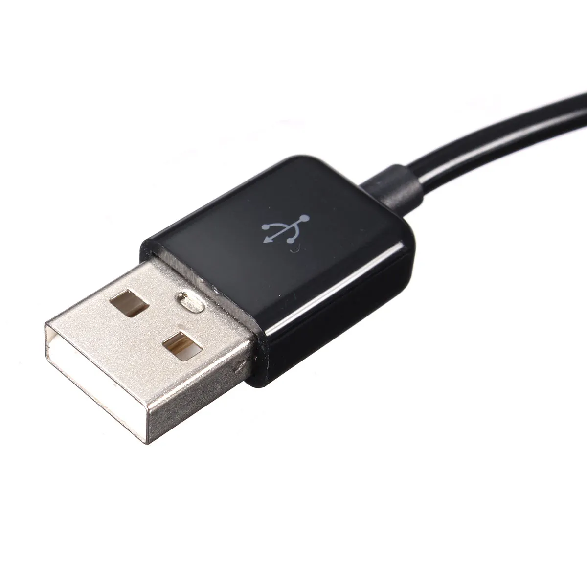 Мини USB кабель LEORY спиральный для передачи данных типа A с разъемом папа на 5