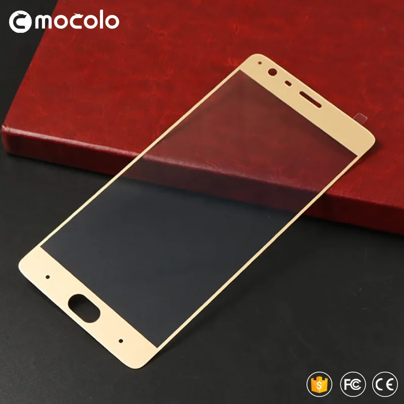 Закаленное стекло для oneplus 3 three / T/T 9H бренд mocolo 2.5D изогнутый дугой Защитная пленка