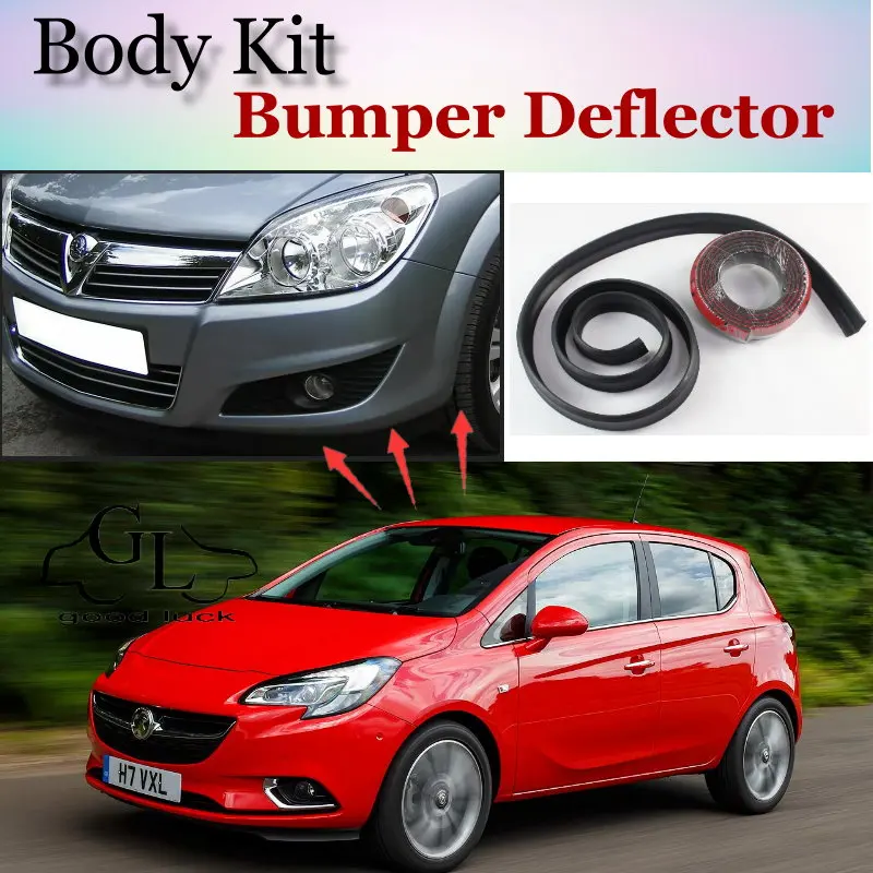 Дефлектор губ бампера для Vauxhall Corsa A B C D E передняя юбка спойлера ДЛЯ вентиляторов