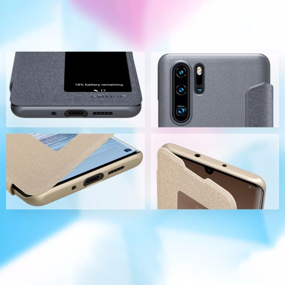 P30 Pro Чехол для huawei P30 Pro чехол NILLKIN роскошный Флип кожаный чехол s для huawei P30 Pro задняя крышка чехол для телефона Nilkin