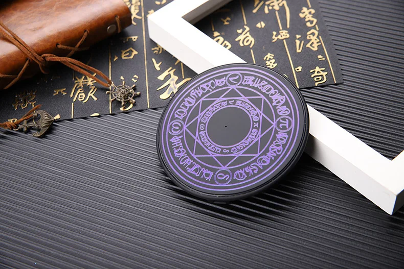 Беспроводная зарядка Mini Magic массив 10 Вт Быстрая для Android Apple QI ультратонкое