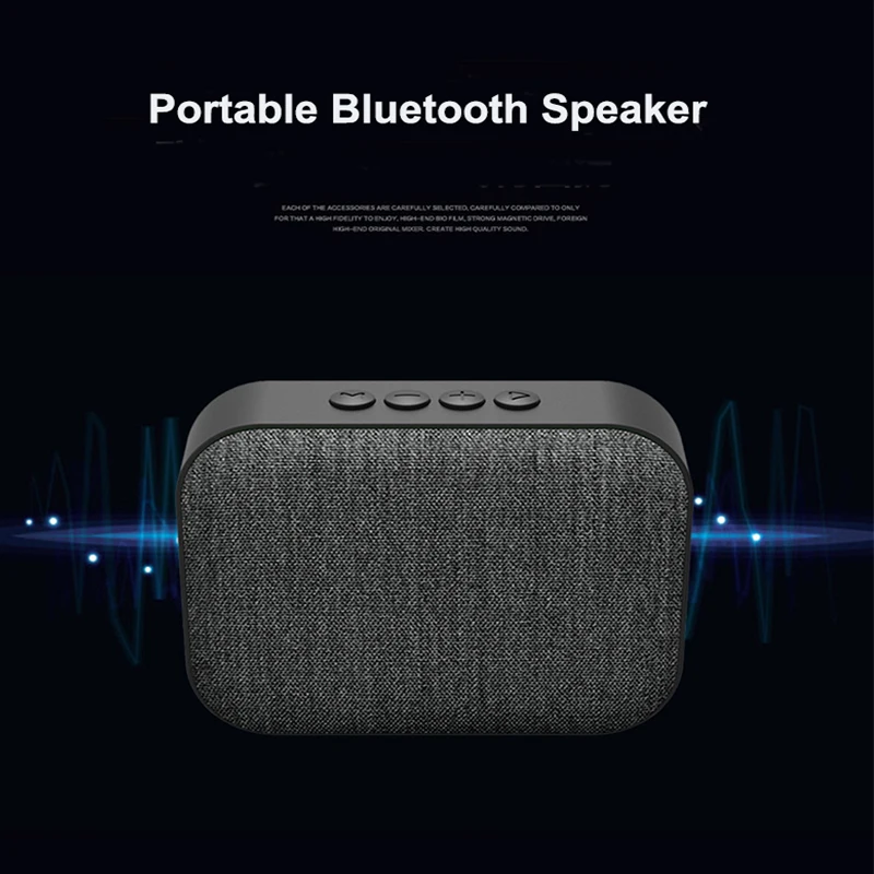 Mini Small Size Bluetooth Speaker Stereo Portable Wireless Speakers Mp3 Player Music Hands-Free Calls With Tf Card | Электроника