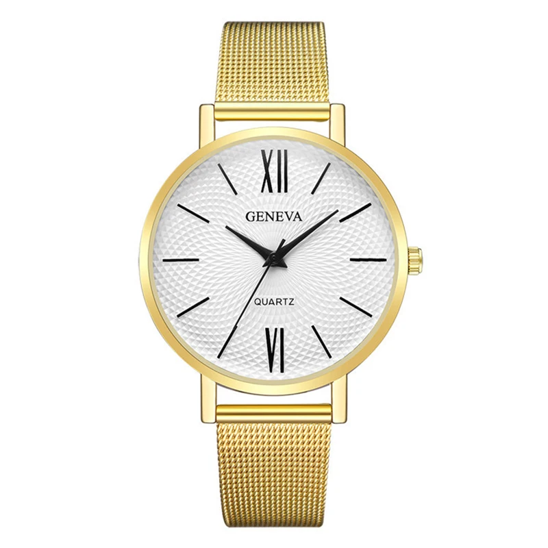 

Quartz Watches Luxury Women Clock Relogio Feminino Stainless Steel Belt Accessories Dress Wristwatch Fashion Montre Femme Horlog