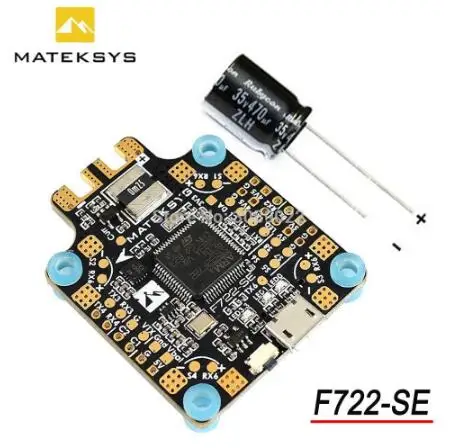 Новое поступление Matek System F722 SE F7 двойной Gryo игровые джойстики AIO Встроенный OSD BEC