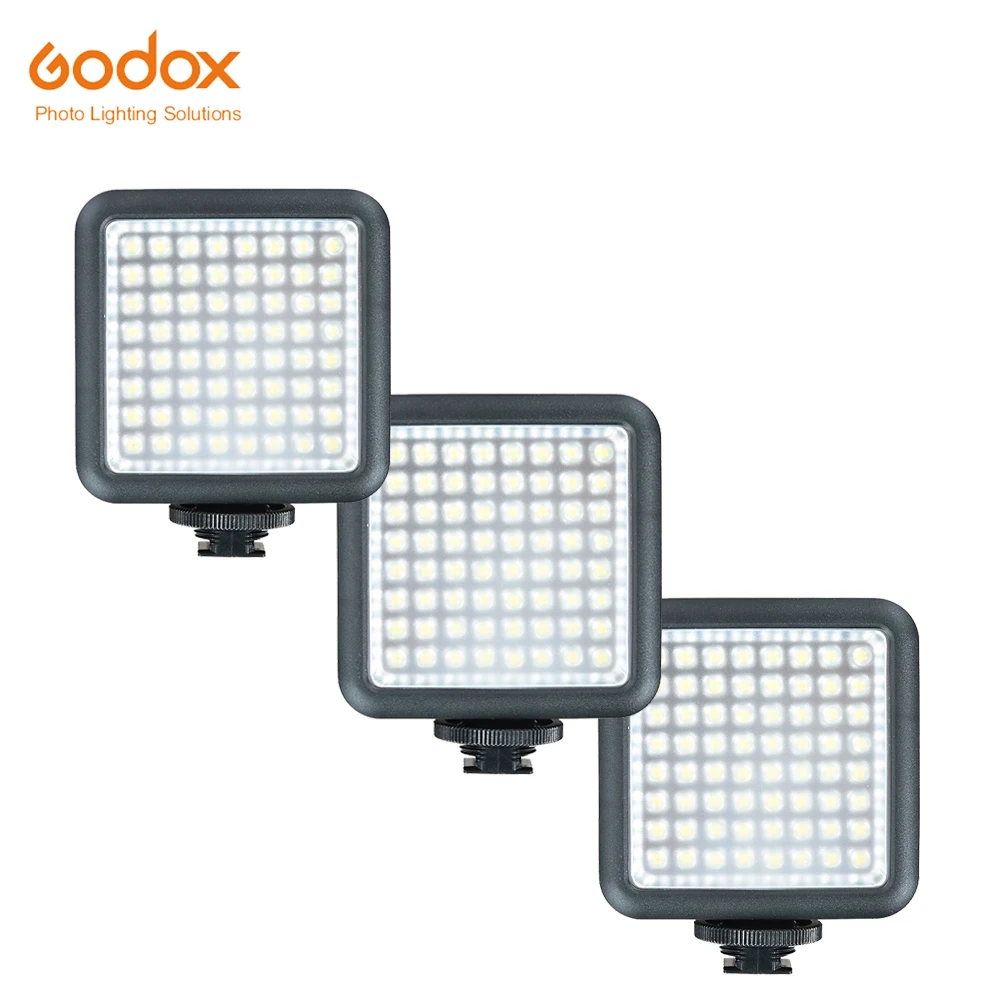 Светодиодная лампа Godox для фото и видеокамеры 64 светодиода 3 шт.|for nikon|light for canongodox