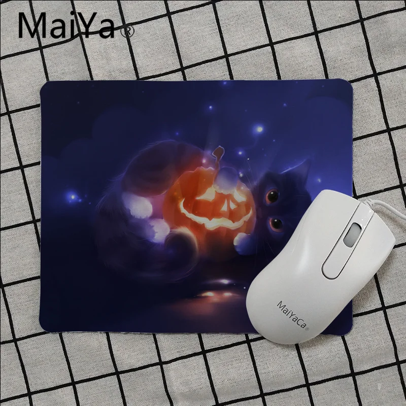 No Lock Edge25x29cm Maiya Высококачественная Милая Домашняя Кошка Животное Искусство клавиатура коврики для игровой мыши Лидер продаж подставка под руку мышь - Цвет: No Lock Edge25x29cm