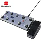 Портативный USB MIDI-контроллер MeloAudio для гитары, с 10 ножными переключателями