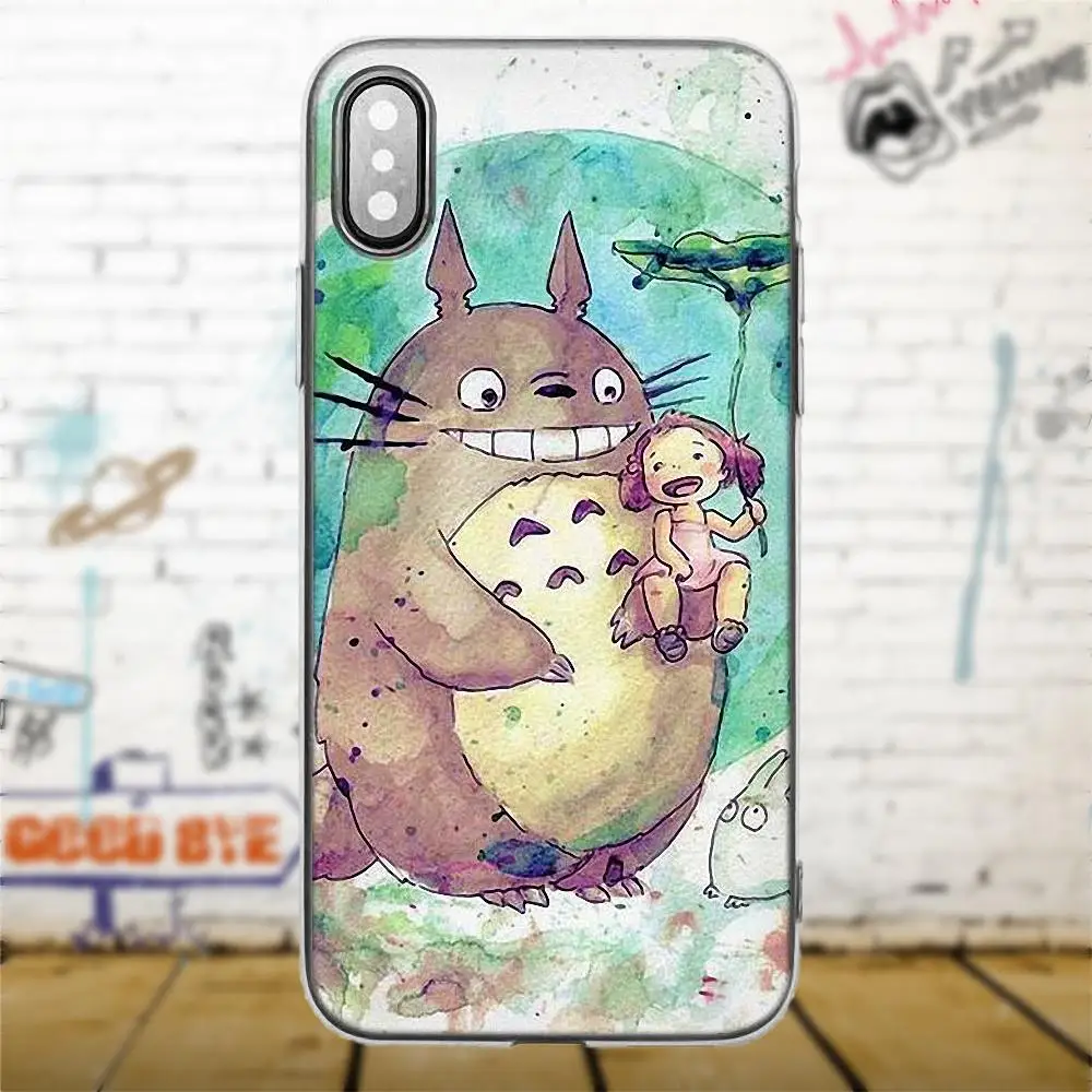 Oedmeb Мой сосед Тоторо Аниме Мягкий ТПУ классный лучший чехол для Galaxy A3 A5 A7 J1 J3 J5 J7 2016