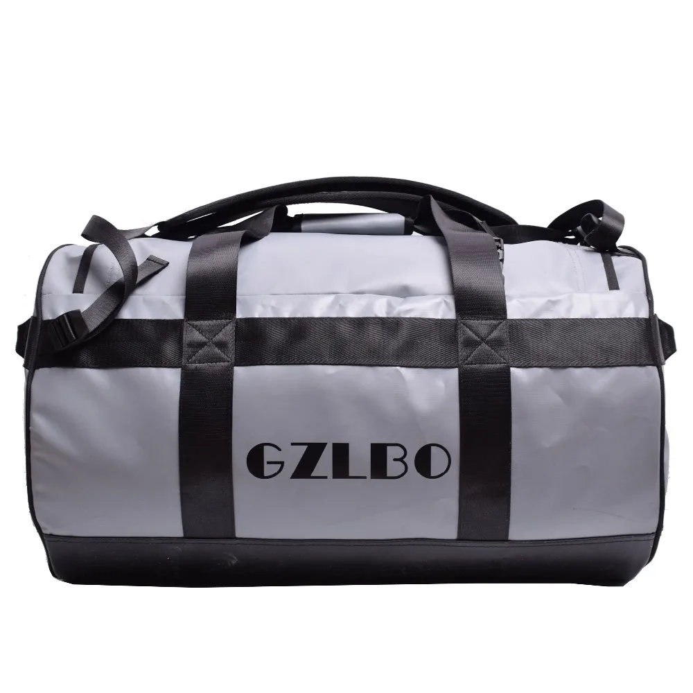 GZLBO 65L популярные ПВХ Водонепроницаемый сумка Серый дорожная вещевой мешок |