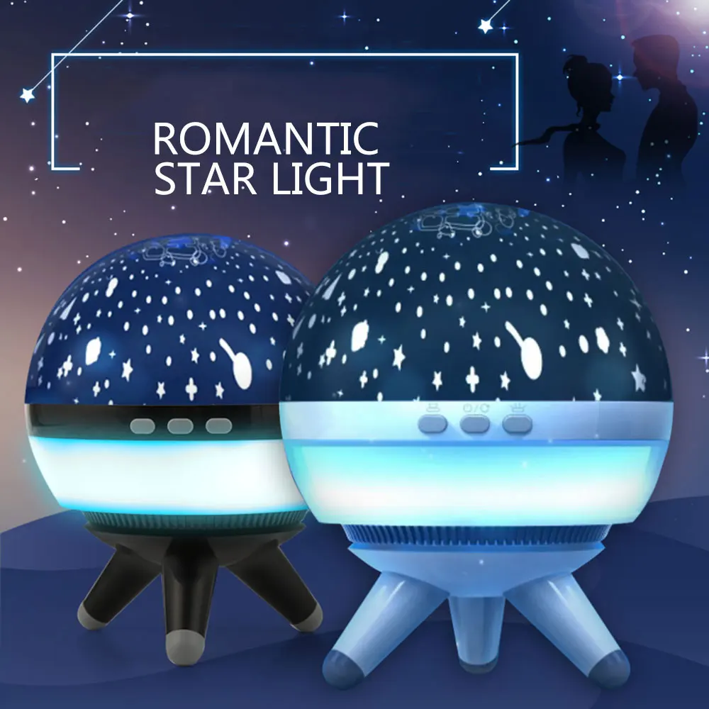 Starry Sky Projector Night Light USB Battery Power LED Luminaria Novelty Lamp Nightlight Illusion for Children Baby | Освещение