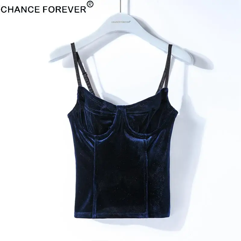 2017 Chance Forever бюстье с v образным вырезом короткая однотонная майка соблазнительный