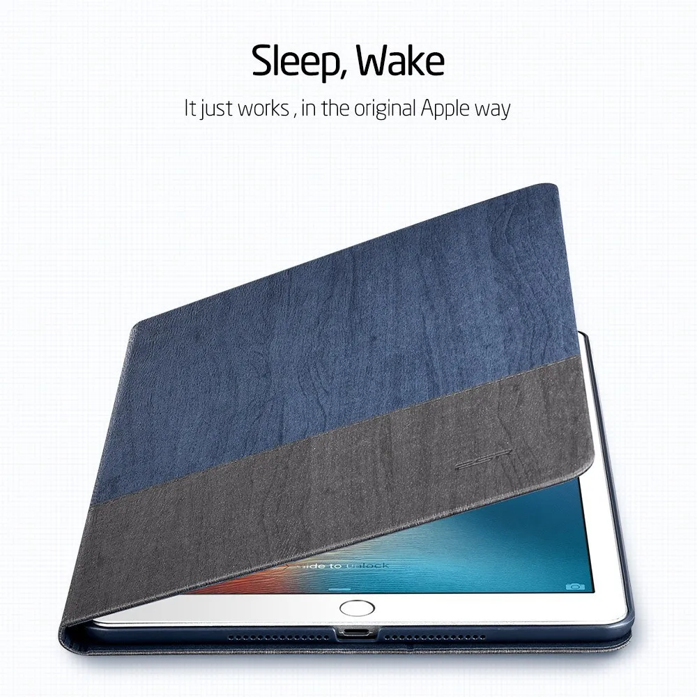 Чехол ESR для iPad Air 2 9 7 умный чехол из искусственной кожи подставка защитный с