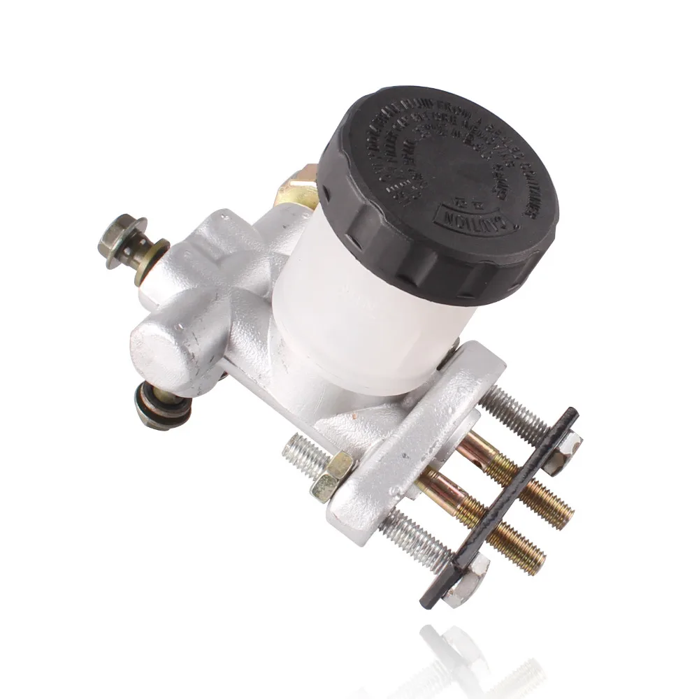 Серебристо-белый Гидравлический Главный цилиндр картинг Багги Дюна Канди BMS Roketa