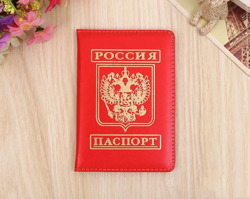 Элегантная Мужская Женская Обложка для паспорта розовая русская Великобритания
