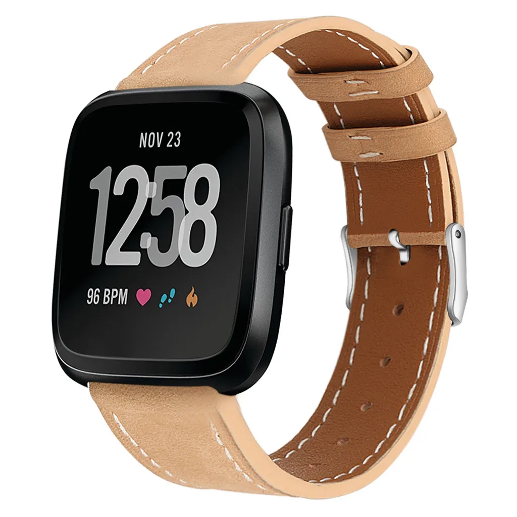 HIPERDEAL роскошный кожаный ремешок браслет ремешок для Fitbit Versa/Versa Lite круглая Хвостовая Пряжка ремешок для наручных часов May20