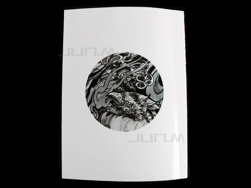 Genuine Ink Dance Space Tattoo Manuscript Painted Pattern Tattoo Book Line Manuscript Tattoo Art 62 Pages Free Shipping