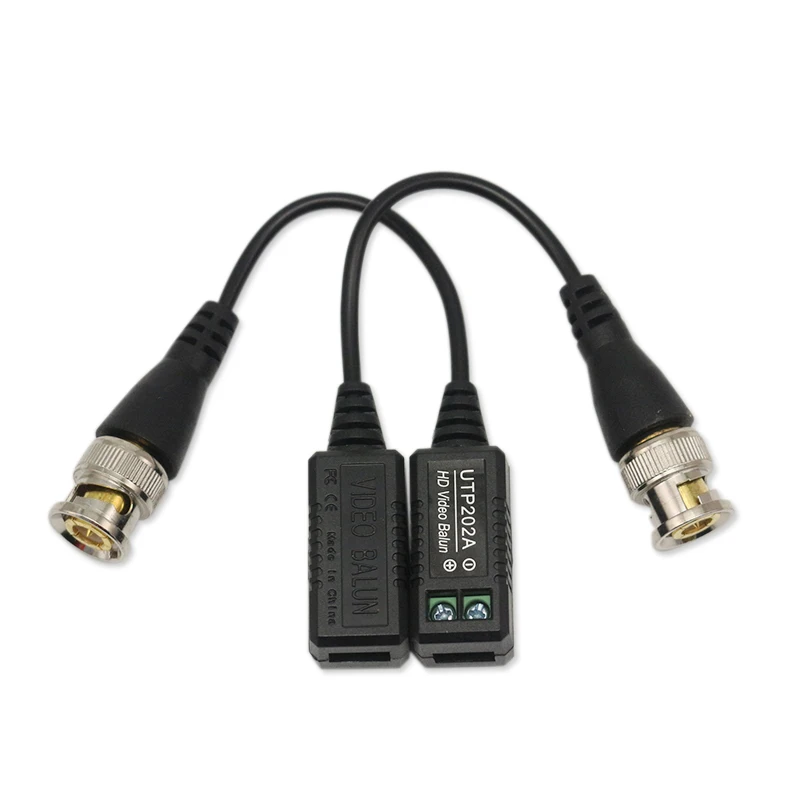 Quality Cheapest enhanced Video Balun Twisted BNC CCTV passive Transceivers UTP Cat5 20PCS | Безопасность и защита