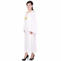 vatican jerusalem church white alb robe vestments monastic gown robes choir chorus gown robe yellow white church music adult