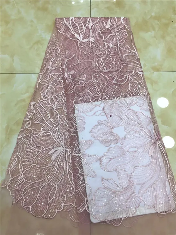 Красивая желтая кружевная ткань новейший африканский тюль вышивка кружево с