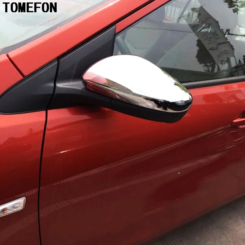 TOMEFON 2 шт. для Chevrolet New Sail 2015 2016 2017 2018 ABS хромированный чехол зеркала заднего вида 3
