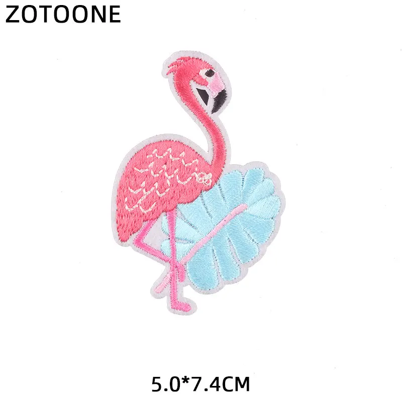 ZOTOONE Утюг на Фламинго Русалка патчи Аппликации для аппликация на одежду гладильная девушка патч наклейки полоски на одежде DIY