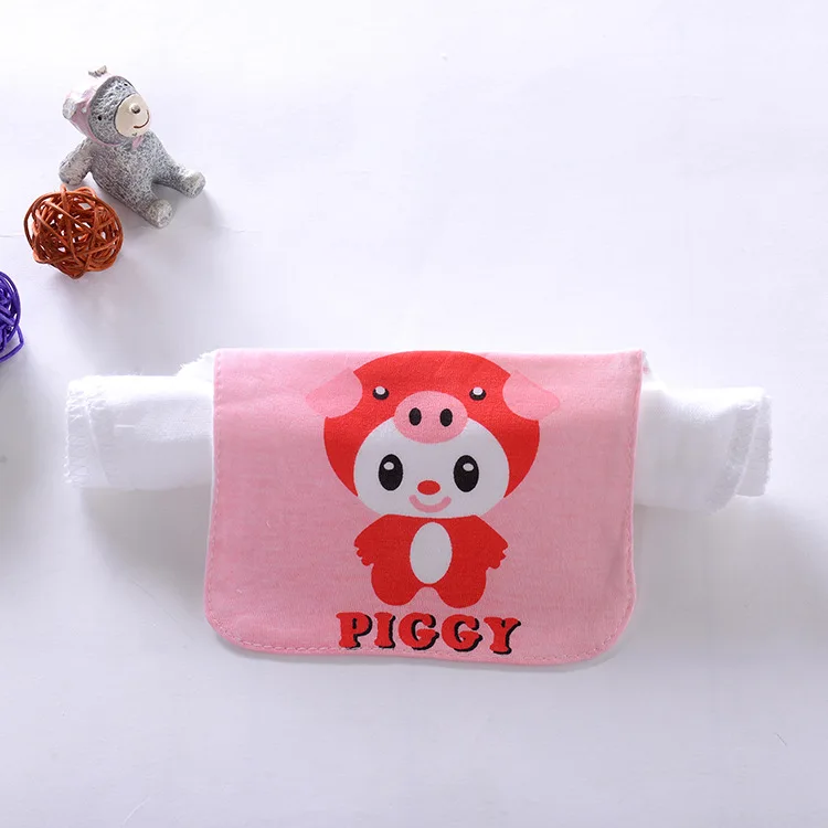 Baby Girl/Boy Sweat Absorption Square Cartoon Towel Children's Outdoor Play Wipe Pads Kids Underwear Hand Wholesaler | Мать и ребенок