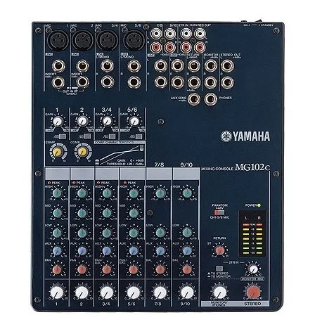 Профессиональный цифровой стереозвук Yamaha MG102C 10 каналов|mixer digital|mixer mixermixer digital