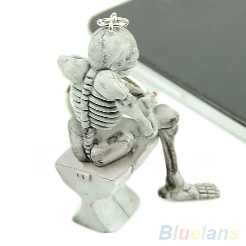 Кошелек для туалета Bluelans Модный Оригинальный резиновый брелок ключей в