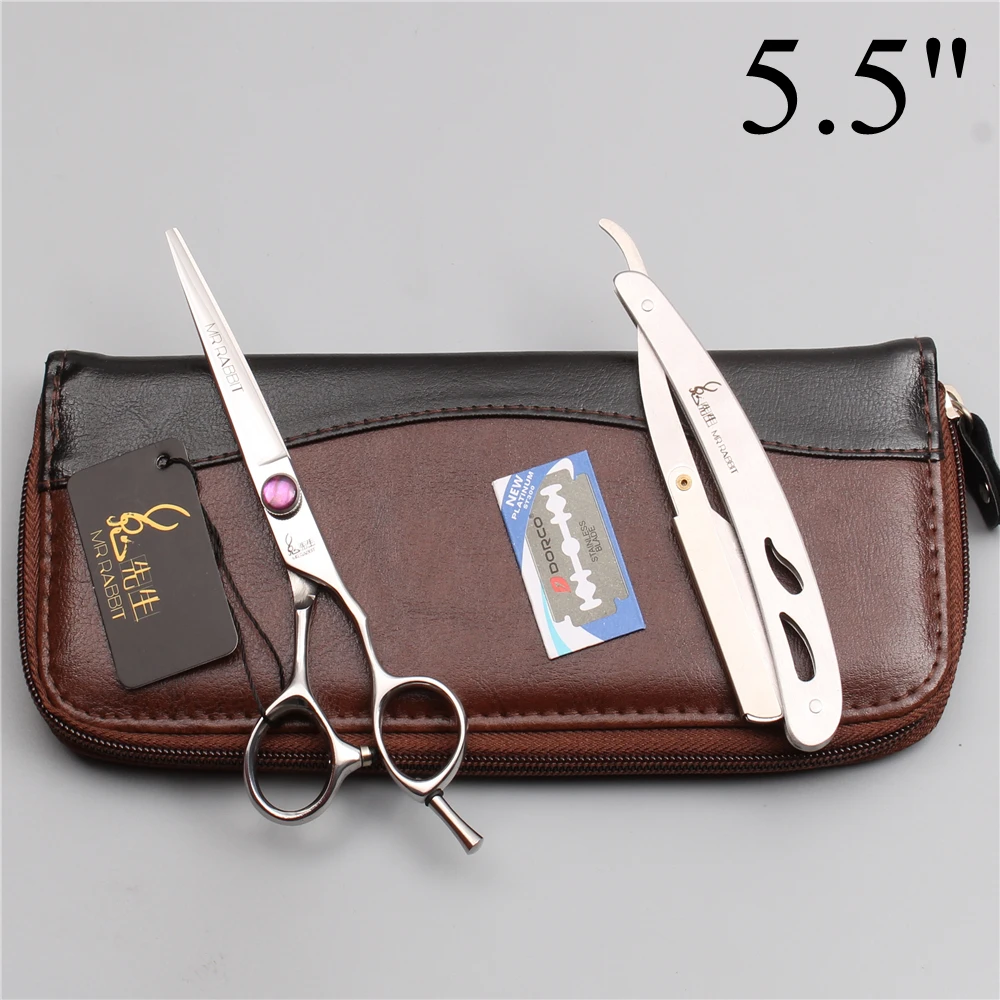 5 &quot5 5&quot 6 &quotJP 440C Mr Rabbit Парикмахерская Профессиональная парикмахерская ножницы