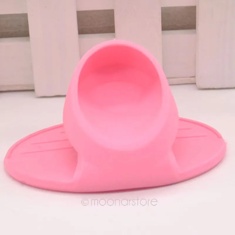 Силиконовая пластина с зажимом Прочный термостойкий держатель для кастрюли