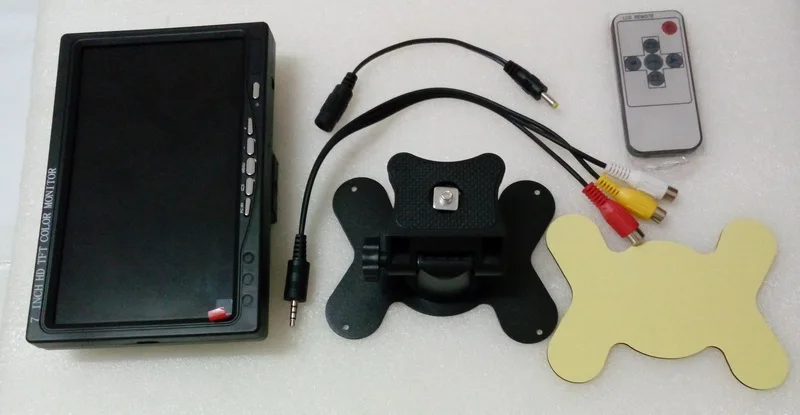 Ouchunagbo 7 дюймов HD 1024*600 ips экран Автомобильный ЖК-дисплей экран заднего вида монитор с HDMI VGA AV