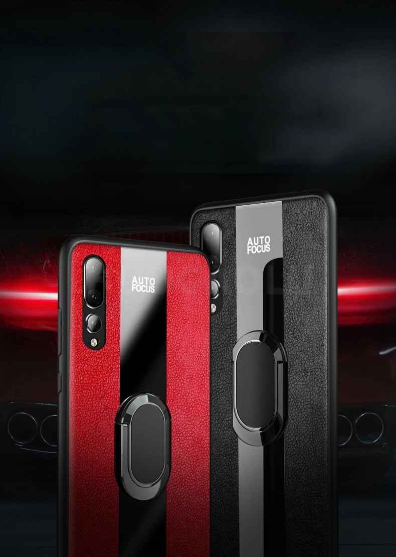 Роскошный чехол для спортивного автомобиля huawei P30 P20 Pro mate 20 Lite P Smart mate 10 Nova 3i 3 4 чехол с магнитным кольцом Etui