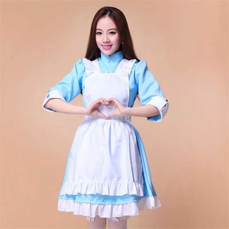 BOOCRE аниме Kagerou Проект Kozakura Mari Mary Косплей костюмы горничной одежда Униформа платья