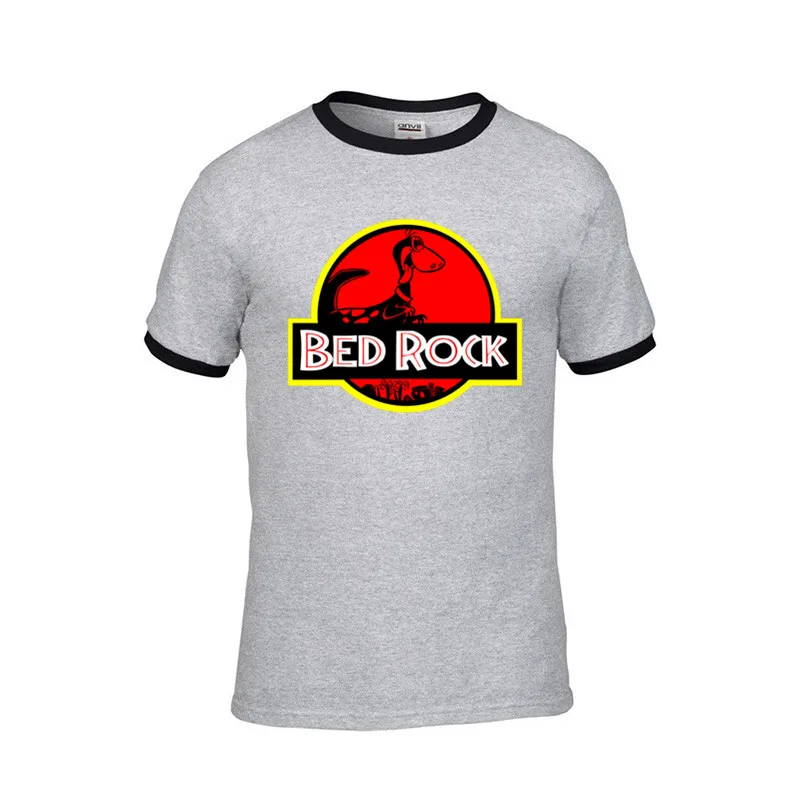 2018 fashion Bed rock music Men guitar t shirts funny short sleeve cotton black male tshirt back to the future clothing t-shirt | Мужская