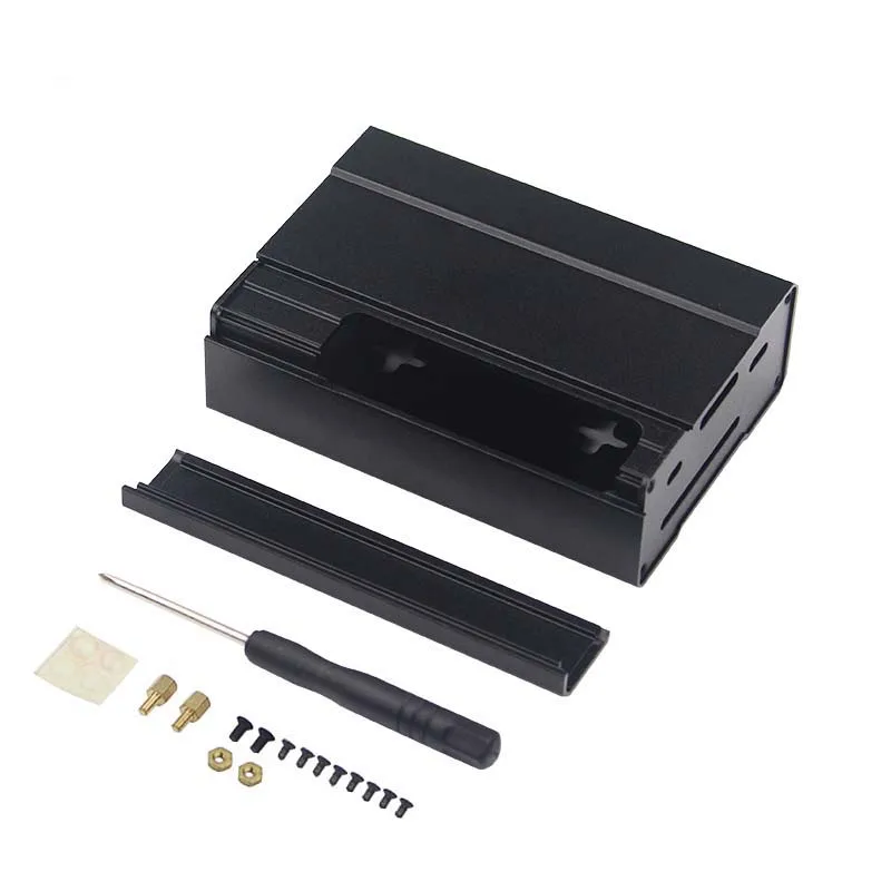 Высокое качество Raspberry Pi 3 Алюминий случае цвета черный/серебристый Box Shell +