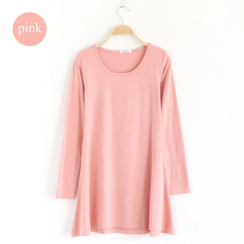 

New Arrival Women Spring Fashion Dress Cotton Long Sleeve Autumn Dress Female O-Neck Winter Woolen Dresses DR276