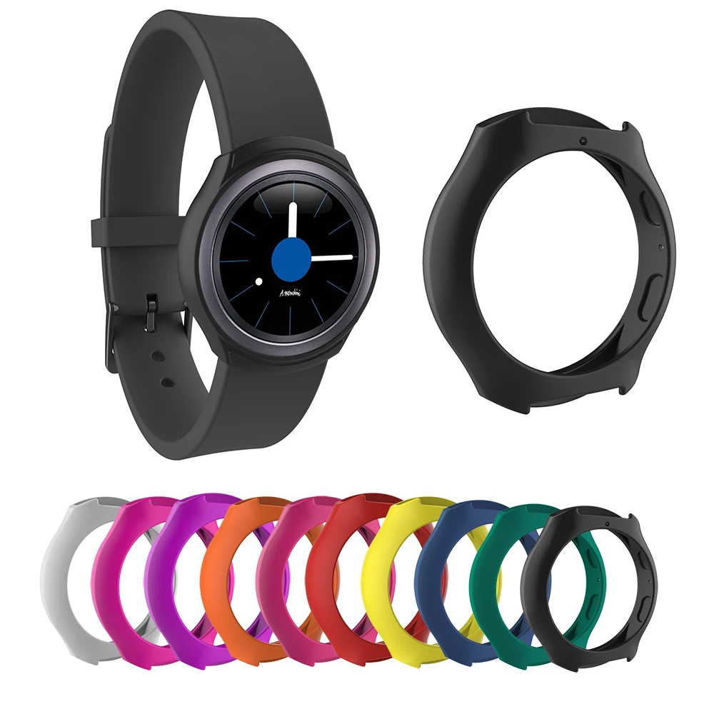 Essidi Quick Fit Anti Explosion Soft Silicone Watch Protective Case Cover For Samsung S2/R720/R732 Wristband Shell | Электроника