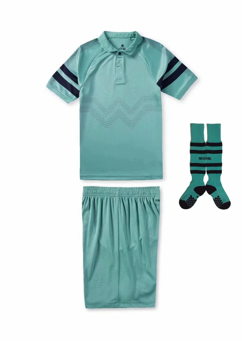 kids sets Комплекты для детей; Футбольная форма для мальчиков и девочек; спортивные костюмы для детей; молодежные тренировочные костюмы; комплект с носками с принтом под заказ - Цвет: kids sets