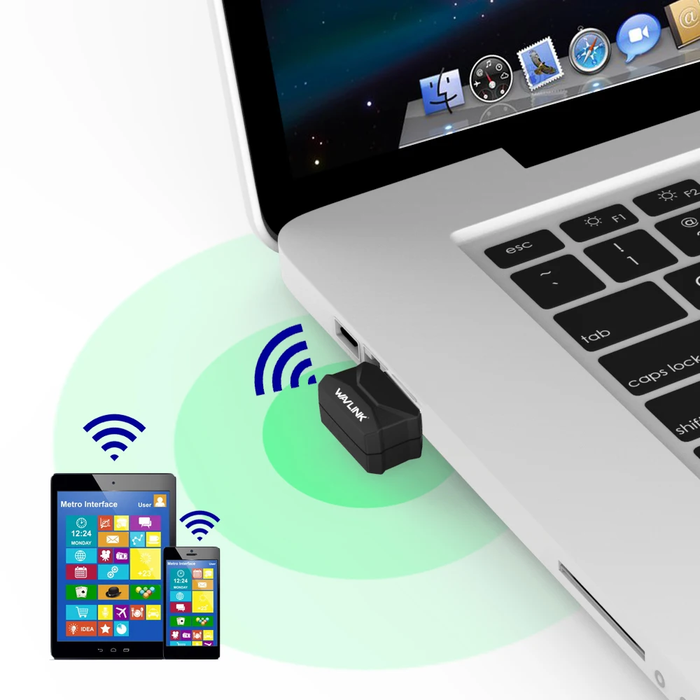 Беспроводной USB Wi Fi адаптер Wavlink 150 Мбит/с 2 4 ГГц 802.11n|Сетевые карты| |