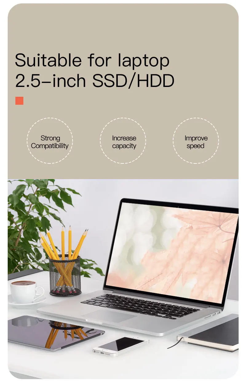 DM SSD адаптеры DW127s 12,7 мм Пластик Optibay SATA 3,0 коробка для жесткого диска корпус DVD адаптер 2,5 SSD 2 ТБ для ноутбука CD-ROM
