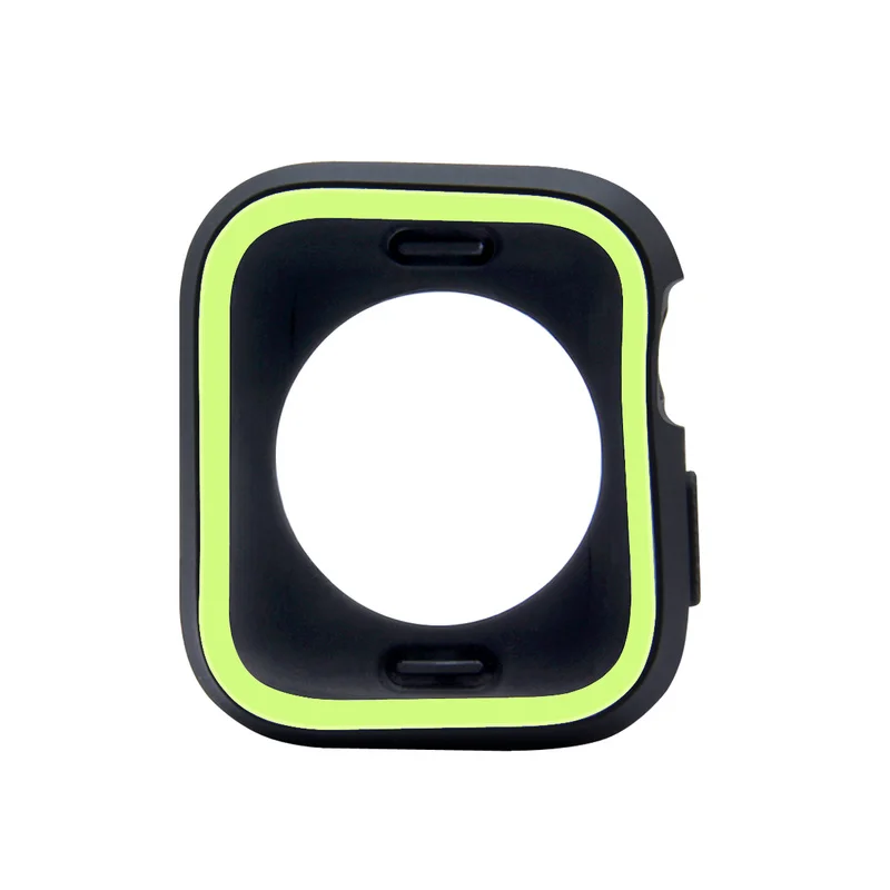Силиконовый защитный чехол для Apple Watch 44 мм 40 42 38 IWatch серии 1 2 3 4 5 Чехол часов рамка