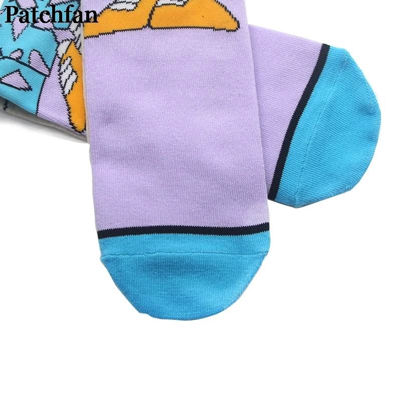 

12pairs/lot Patchfan cartoon funny 90s Anime Printed Women Socks Ankle Socks Kawaii party favor cosplay gifts A2172