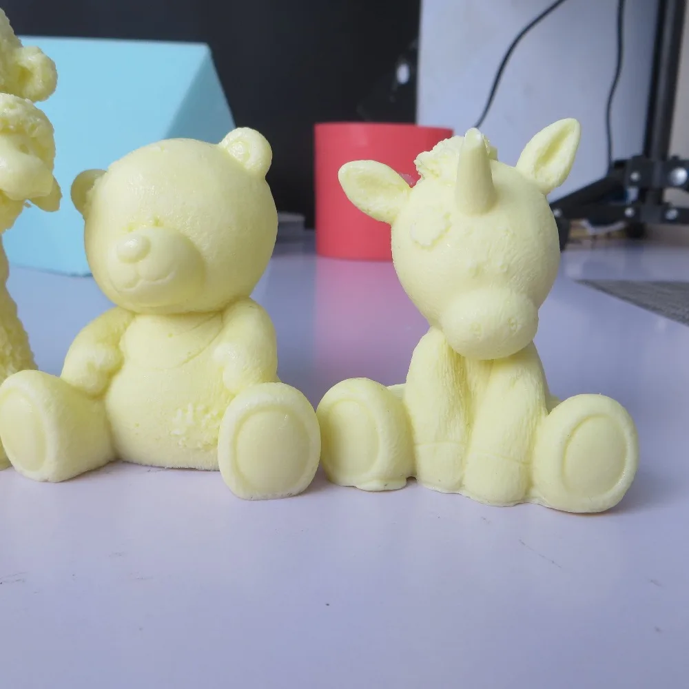 PRZY силиконовая форма, форма для помадки, милый 3d Мишка для шоколада в форме роз, мусс, формы для тортов, силиконовая форма для свечей, полимерная глина, mol
