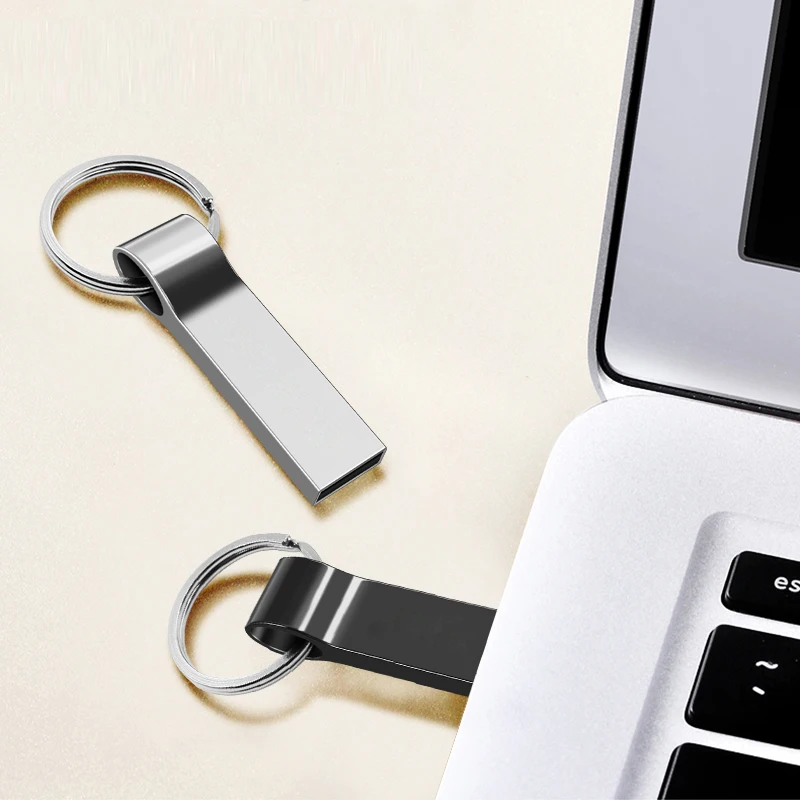 Новое поступление металлическая USB флешка 32 ГБ 64 128 16 8 4 Гб бесплатная доставка|USB