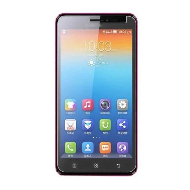 Высококачественное 9H противоударное закаленное стекло для защиты экрана Lenovo A850
