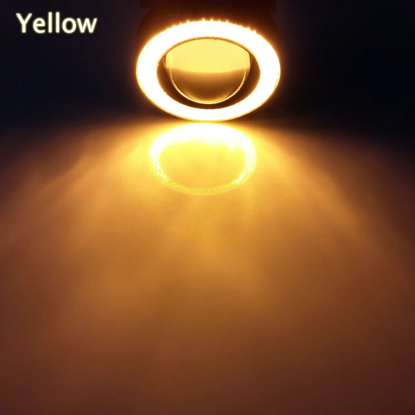 Автомобильные мигающие Противотуманные фары с ангельскими глазками 2 шт. 5 3 0