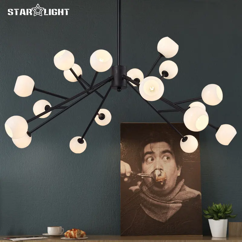 Современные Золотой Черный Кольцо люстра Большой 18 огни крытый потолочная фары с
