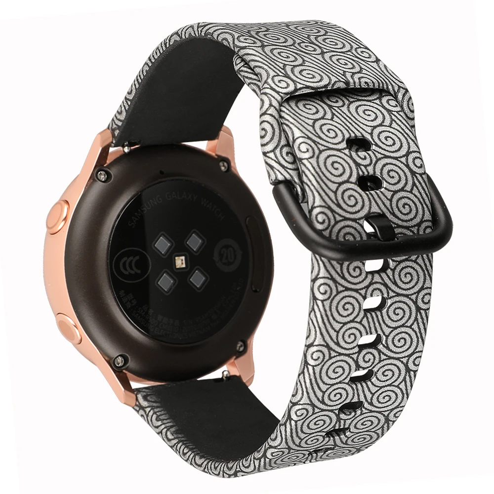 Ремешок для наручных часов Garmin Forerunner 245/645 силиконовый ремешок для Garmin Vivoactive 3 Correa для samsung gear Sport 20 мм