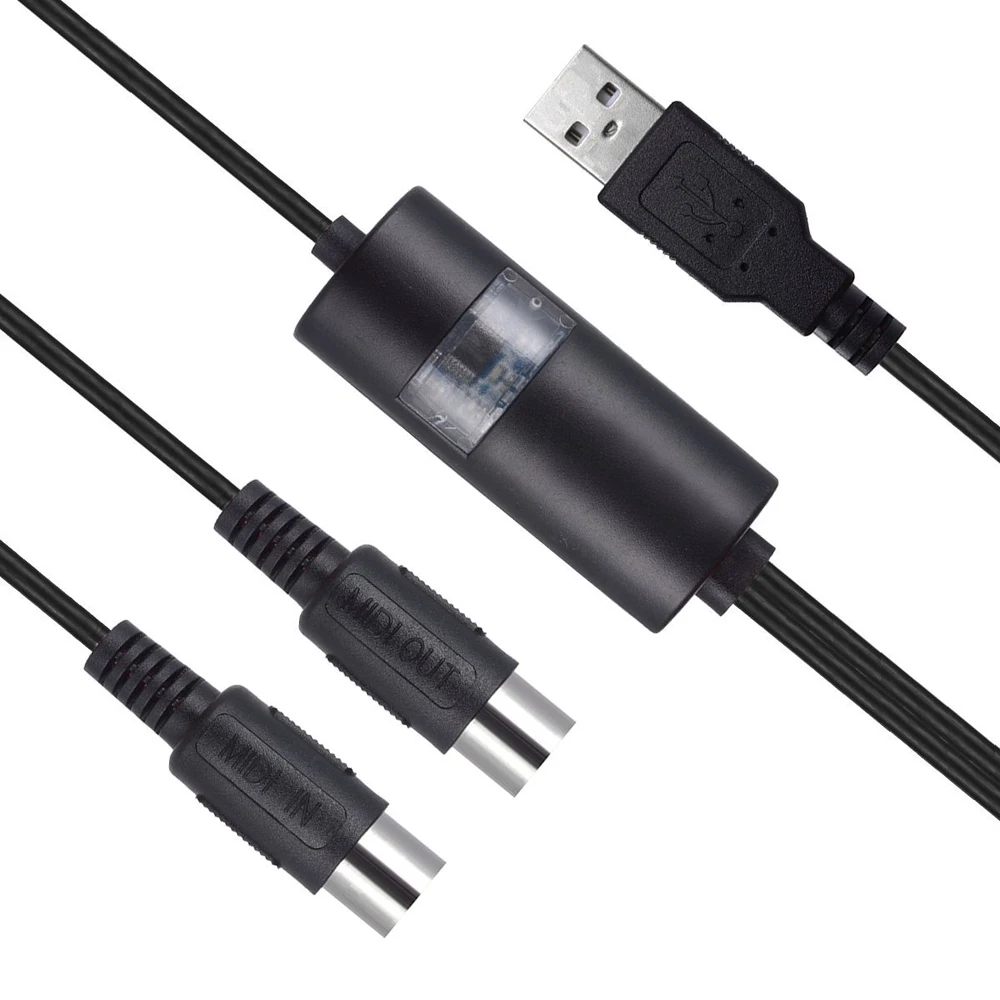 Электрический барабан для пианино USB кабель преобразователь миди пк/ноутбука