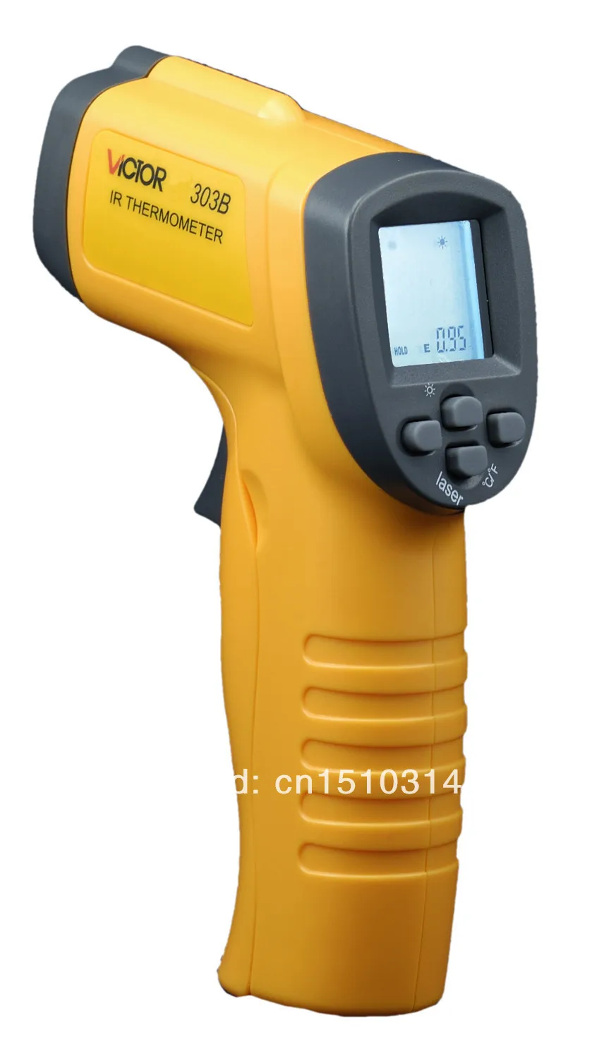 Бесплатная доставка! Виктор профессиональный инфракрасный термометр мини handheld